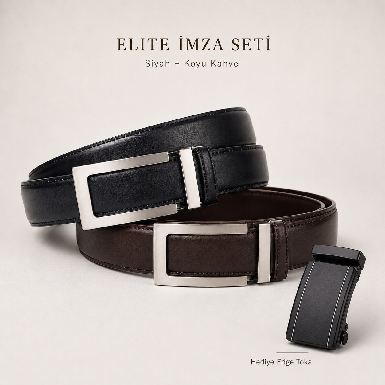 Elite İmza 2'li Set + Hediye Edge Toka
